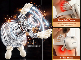 亚马逊跨境电商设计-渲染设计排版-3C按摩枕