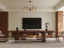 新中式-白龙马效果图