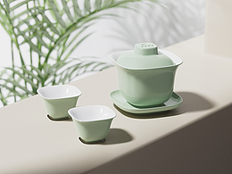 小米超椭圆茶具设计