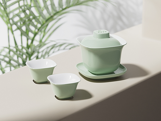 小米超椭圆茶具设计