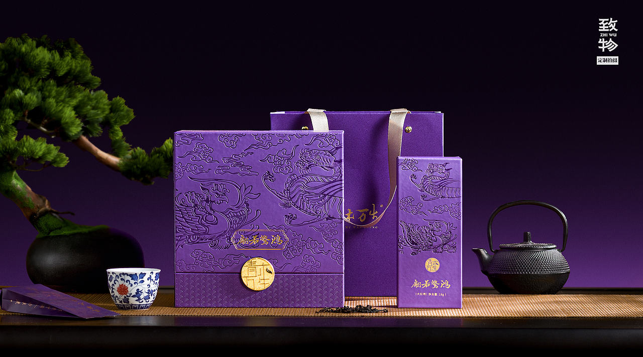 致物出品｜翩若惊鸿・岩茶礼盒定制拍摄📸（图ZNDA1NzYyNjE2） - 产品摄影 - 站酷设计师致物文化原创素材 - 站酷ZCOOL