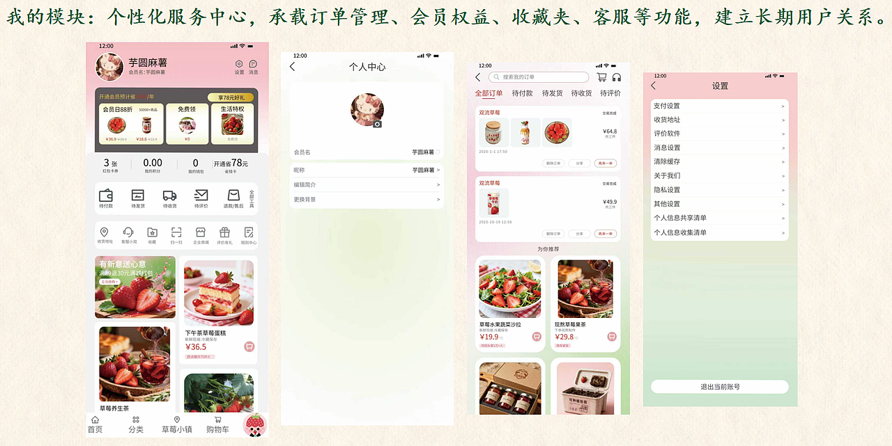 《双流草莓》品牌形象设计（图ZNDA1NzY0MjI0） - 品牌 - 站酷设计师Z610600336原创素材 - 站酷ZCOOL