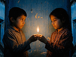 为远在战争中的人民做的AI短片《遥远之地的歌声》