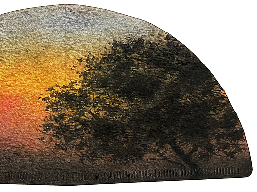 有咖啡味的风景画