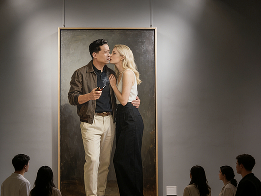 相遇南雁——巨匠北鸿旅欧超写实油画展