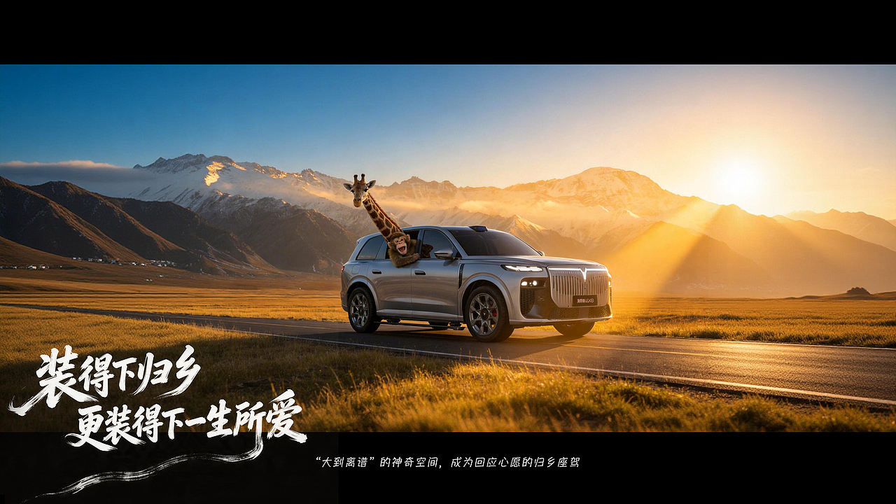 离谱大8!装得下归乡,更装得下一生所爱(图ZNDA1Nzg0NDg0) - AI作品 - 站酷设计师糖炒锅巴原创素材 - 站酷ZCOOL