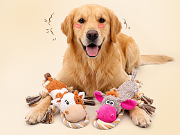 狗狗玩具《驢子與牛組合》