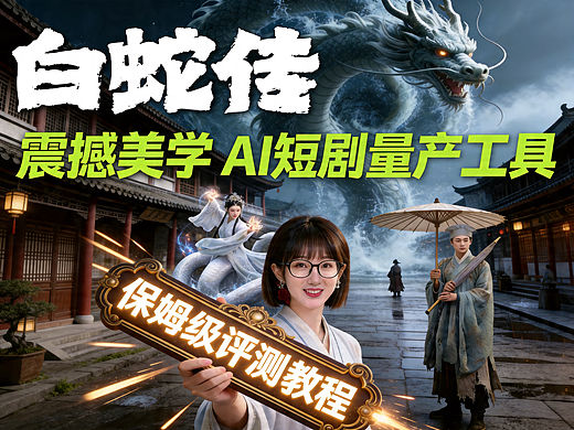 《白蛇传》AI案例短剧及全流程拆解🔥含工具