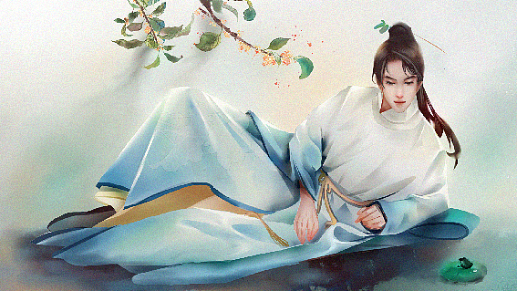 国风水墨・人物插画系列（图ZNDA1Nzk1NTIw） - 创作习作 - 站酷设计师画画的DC原创素材 - 站酷ZCOOL