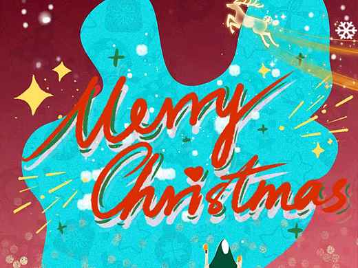 圣诞节海报