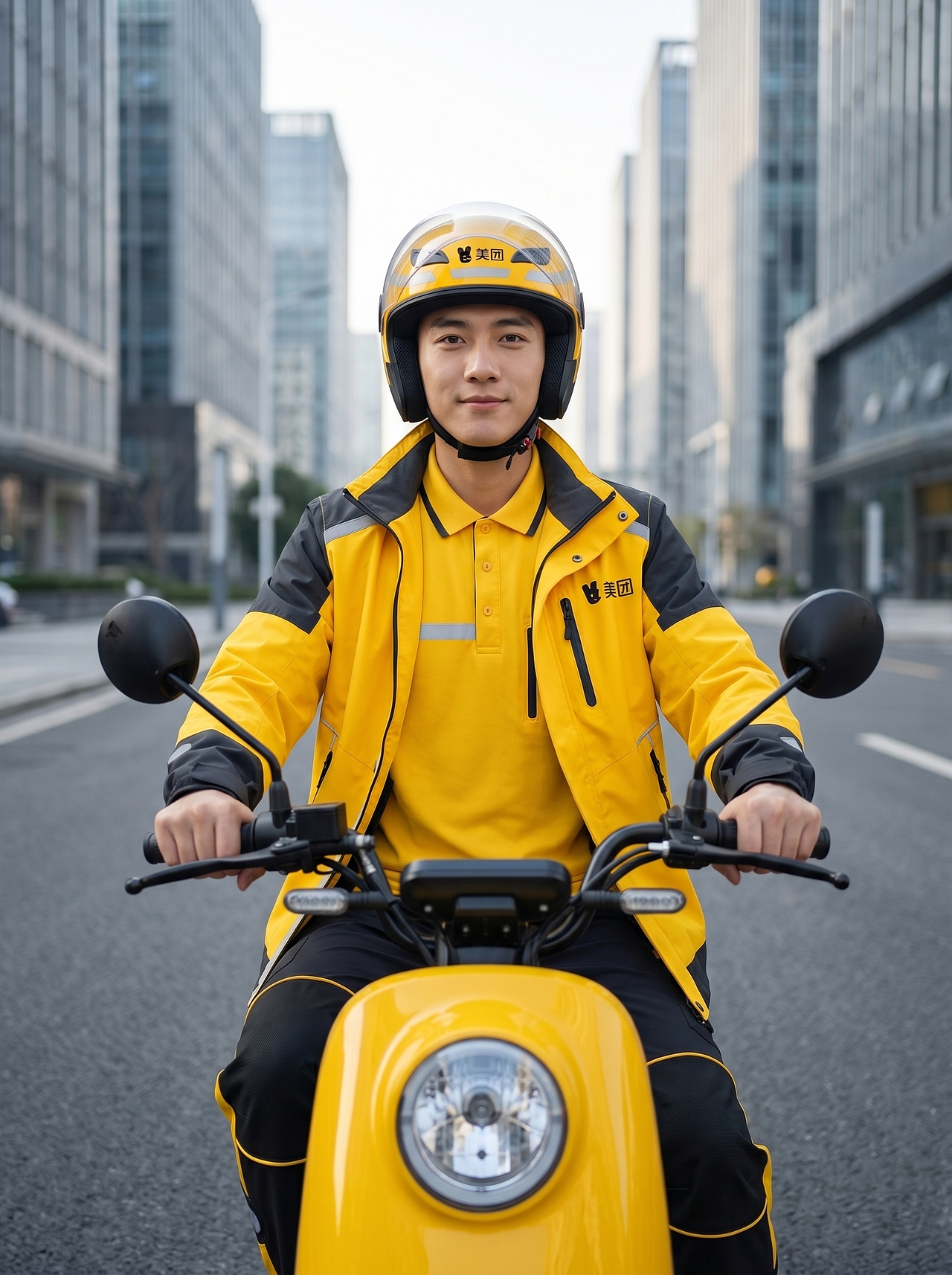 《城市行者・全能守护》美团骑手全季工装系列（图ZNDA1Nzk4MTcy） - AI作品 - 站酷设计师吉祥小栈原创素材 - 站酷ZCOOL