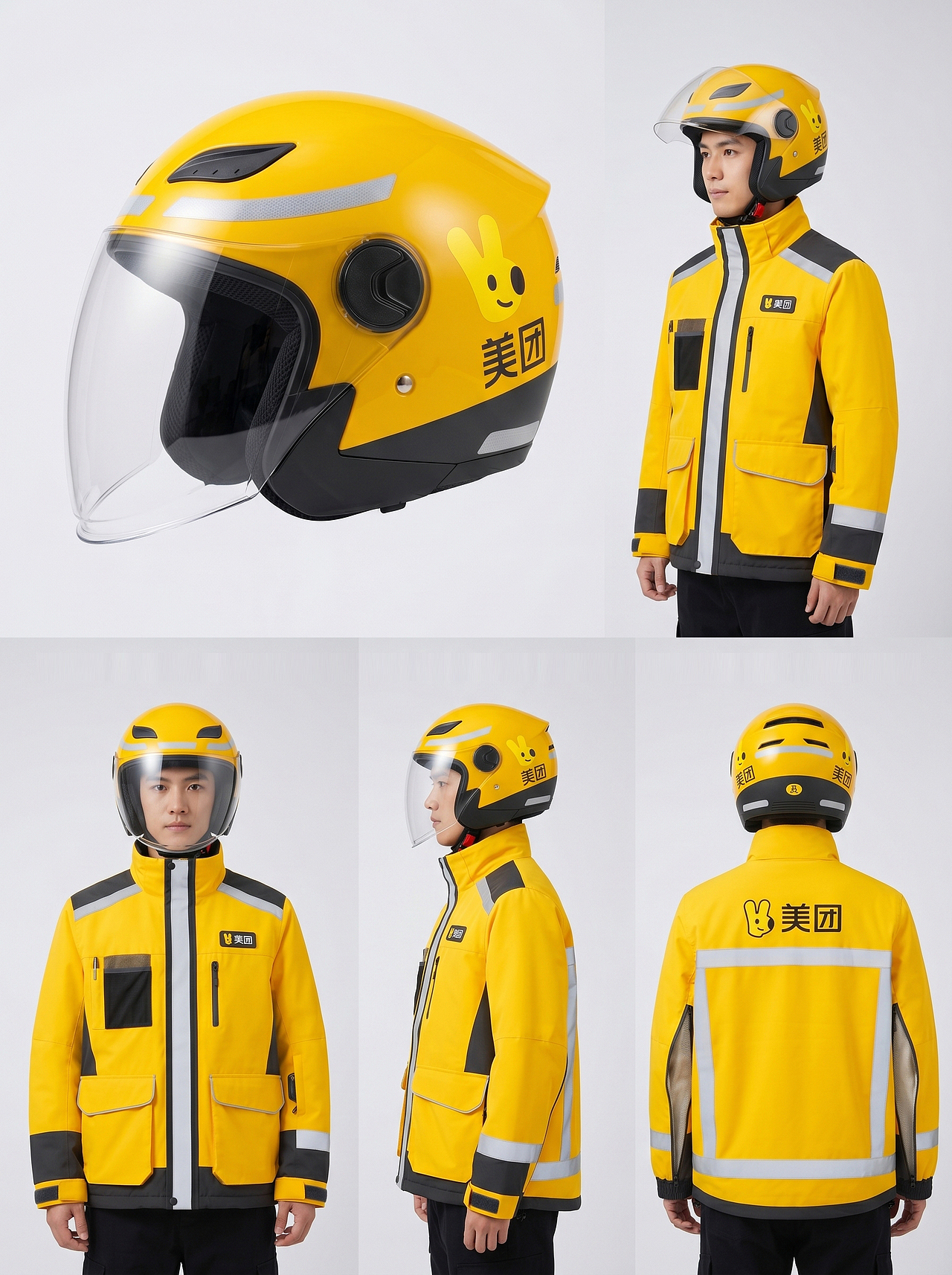 《城市行者・全能守护》美团骑手全季工装系列（图ZNDA1Nzk4MTky） - AI作品 - 站酷设计师吉祥小栈原创素材 - 站酷ZCOOL