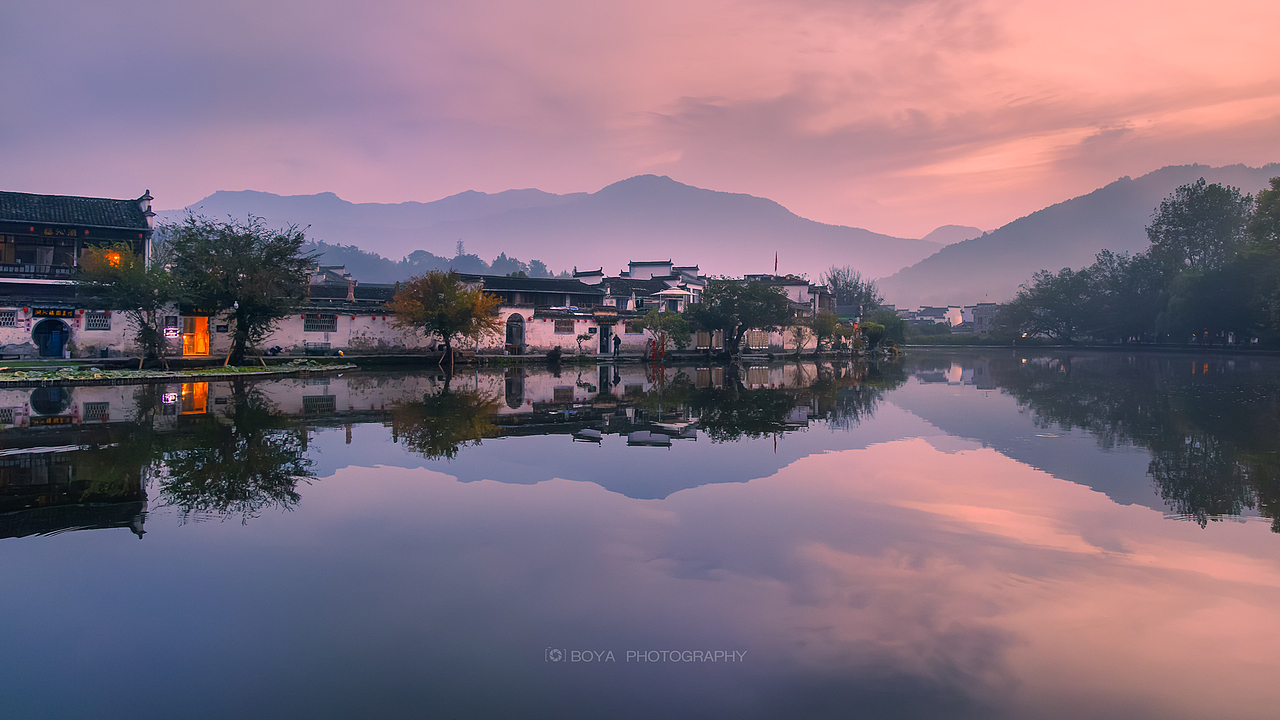 宏村秋韵（图ZNDA1Nzk5Njg4） - 风光摄影 - 站酷设计师博雅达观原创素材 - 站酷ZCOOL