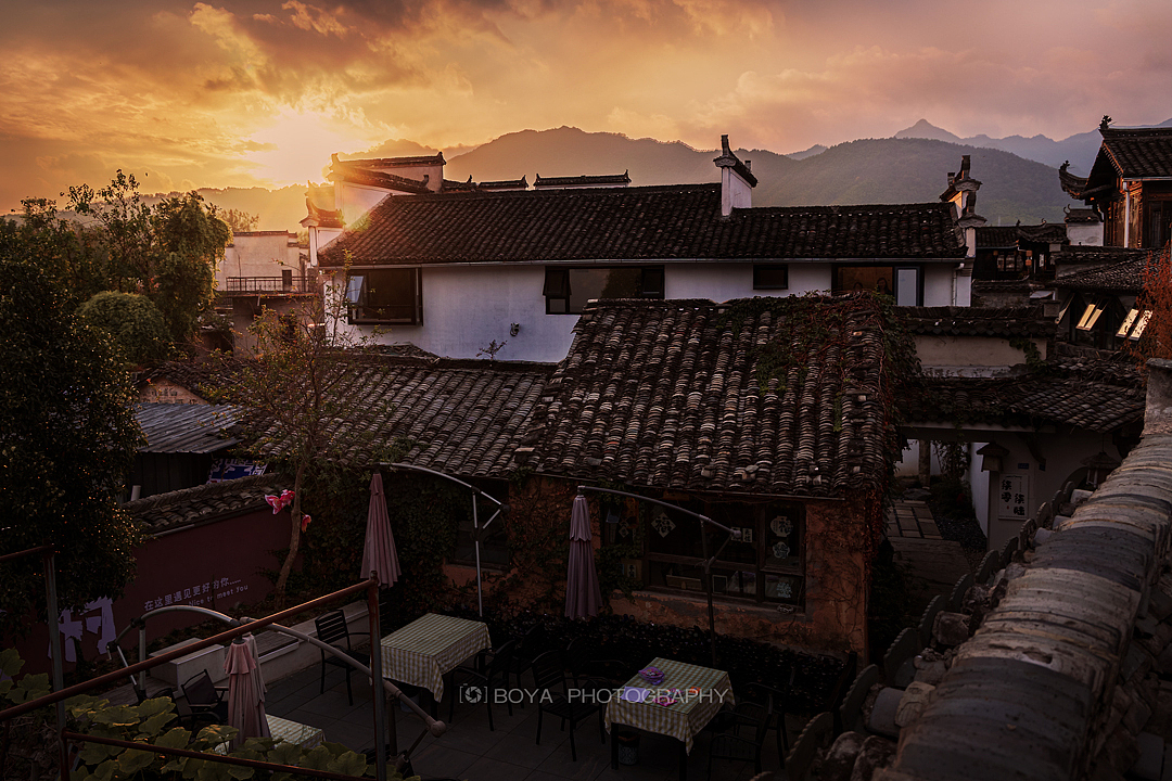 宏村秋韵（图ZNDA1Nzk5NzA4） - 风光摄影 - 站酷设计师博雅达观原创素材 - 站酷ZCOOL