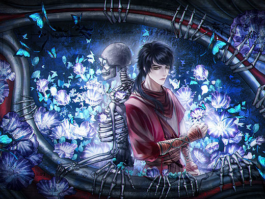 《子时录》骨偶舞概念图（同人）