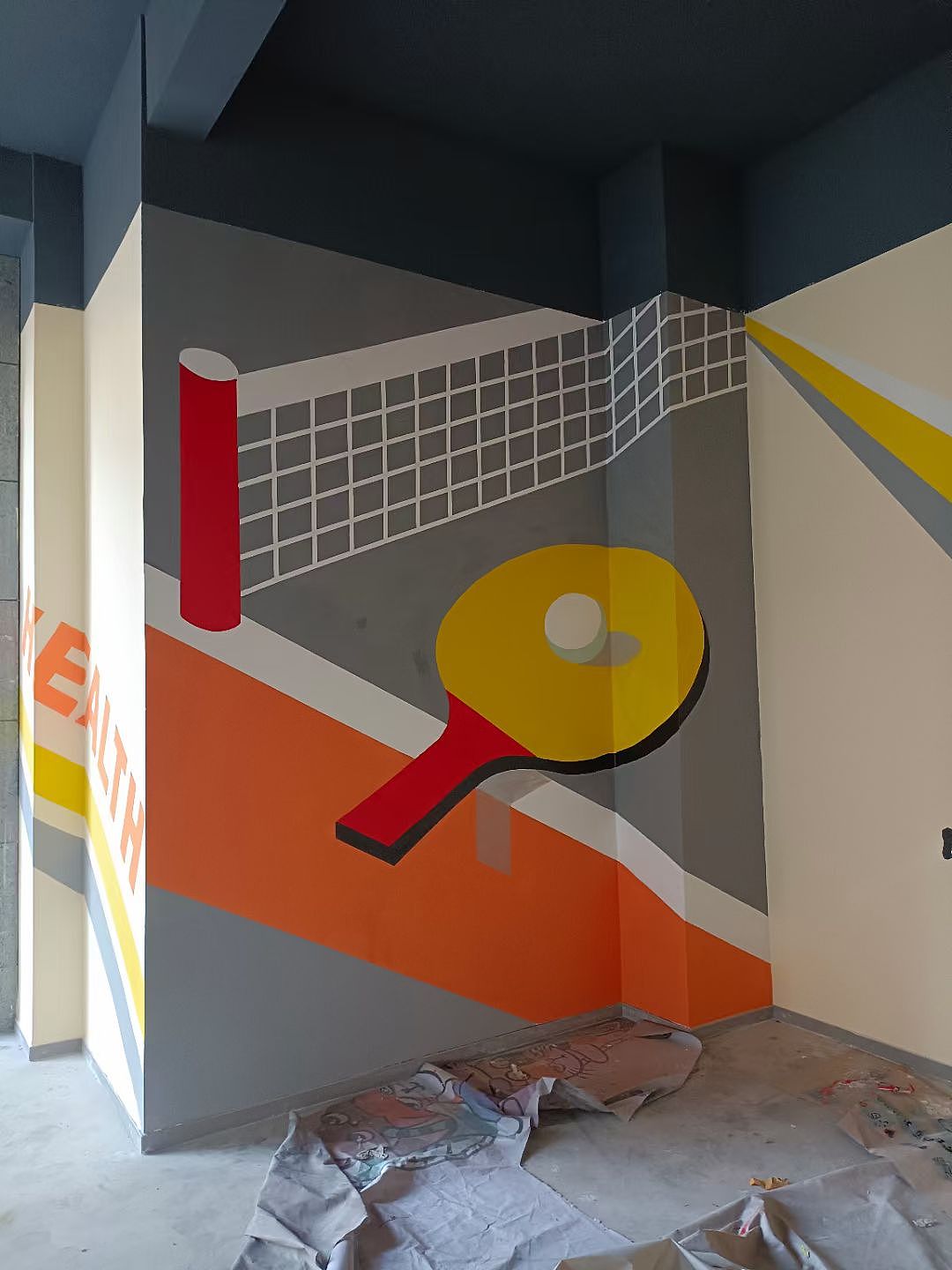 瑞安架空层墙绘（图ZNDA1ODAwNjU2） - 实验艺术 - 站酷设计师长艺墙绘原创素材 - 站酷ZCOOL