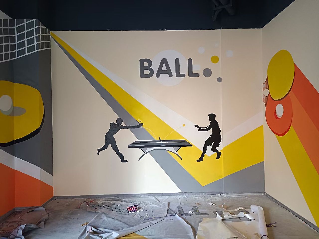 瑞安架空层墙绘（图ZNDA1ODAwNjQ4） - 实验艺术 - 站酷设计师长艺墙绘原创素材 - 站酷ZCOOL