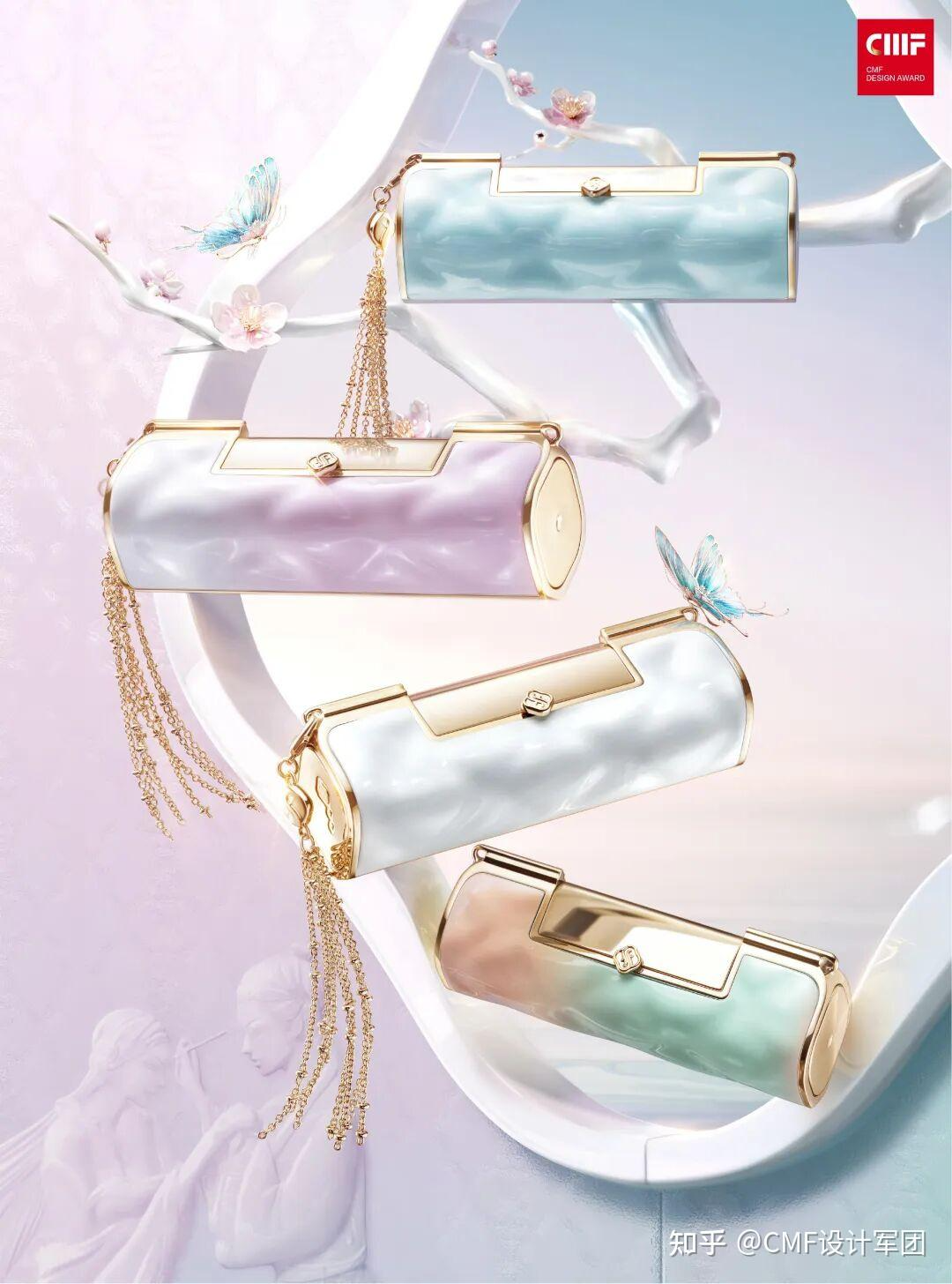 花西子爆款口红产品CMF设计解读：仿陶瓷贴皮+纳米膜层堆叠（图ZMTU1NTI5MjQ=） - 资讯 - 站酷设计师CMF设计军团原创素材 - 站酷ZCOOL