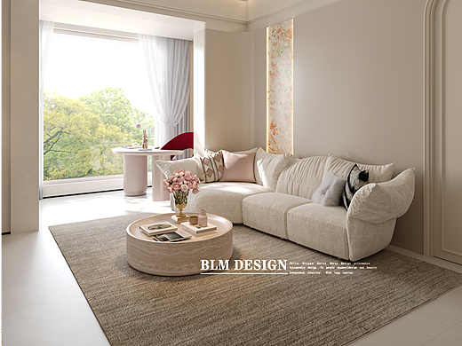 现代轻奢—白龙马效果图