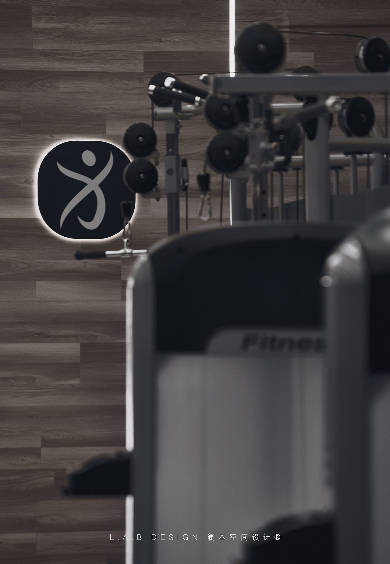 LAB原创 | 身及健身俱乐部 | 「银墙引光，影随步动」（图ZNDA1ODAxOTc2） - 商业空间设计 - 站酷设计师南京澜本设计原创素材 - 站酷ZCOOL