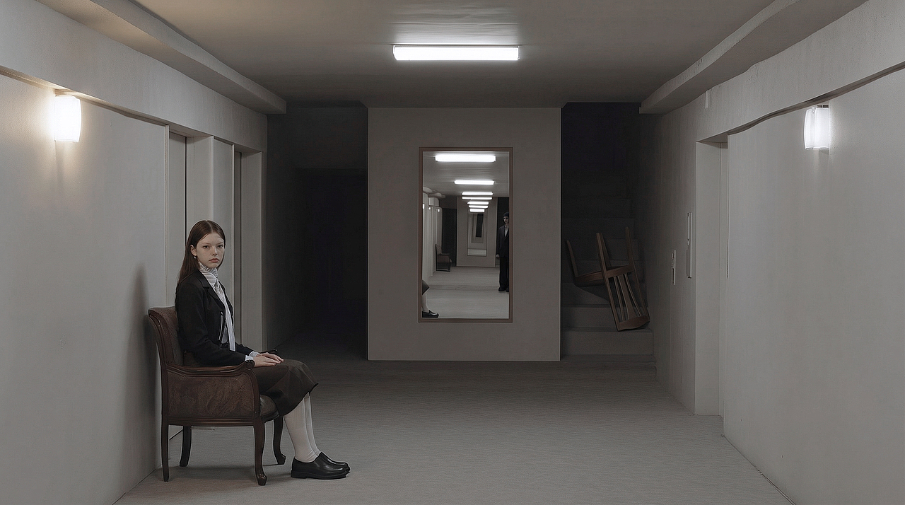 AIGC实验短片 | 交椅（图ZNDA1ODA1NTYw） - AI作品 - 站酷设计师eeriesherin原创素材 - 站酷ZCOOL