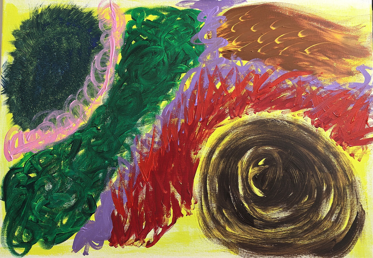 凌乱中的力量（图ZNDA1ODA2MDM2） - 绘画 - 站酷设计师玉灵馨原创素材 - 站酷ZCOOL