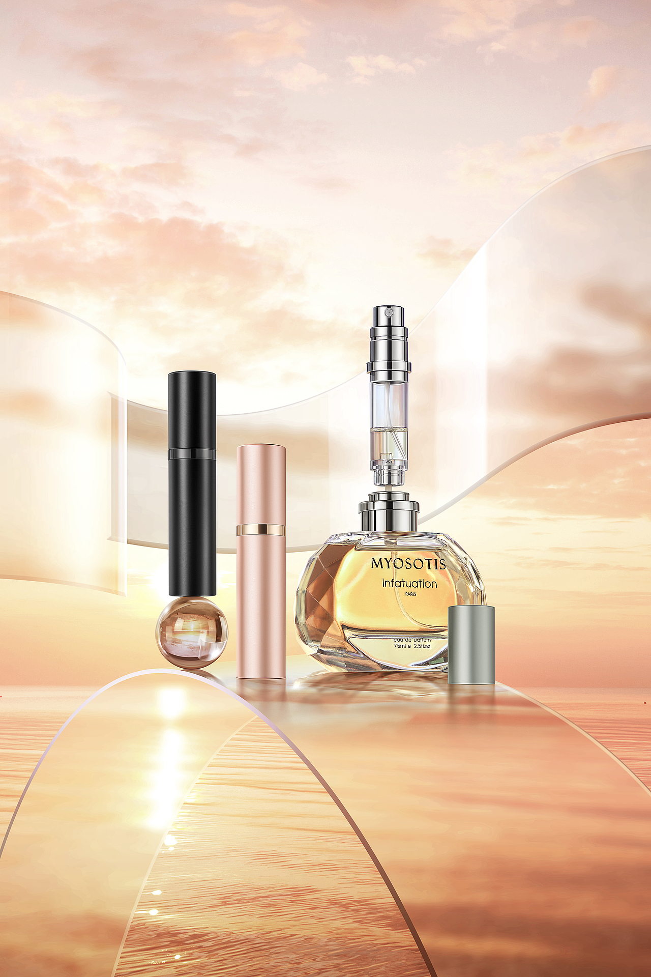 美妆香氛个护产品摄影香水分装瓶拍摄电商主图白底精修（图ZNDA1ODA4MDYw） - 产品摄影 - 站酷设计师东莞电商产品摄影原创素材 - 站酷ZCOOL