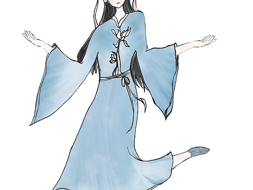 白菜稿，人物立绘