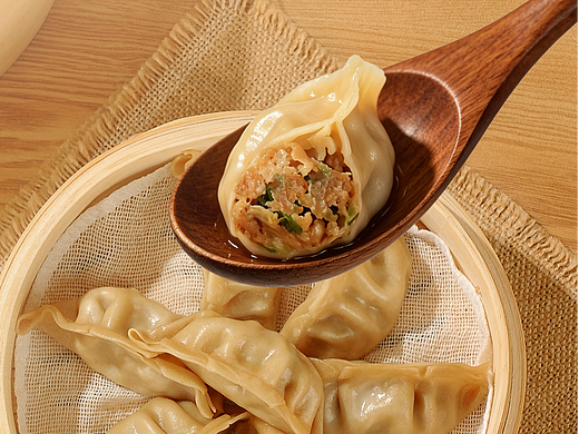 蒸煎饺详情页设计