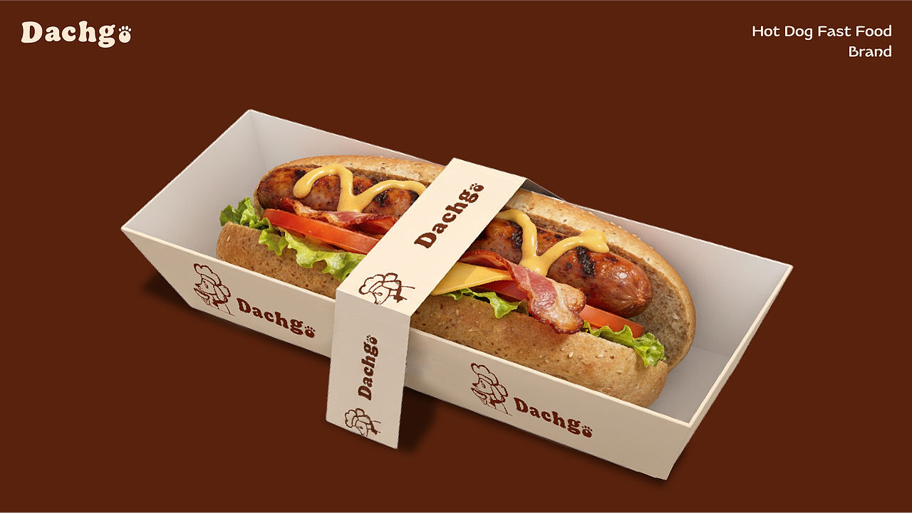 热狗品牌 I Dchgo热狗原创餐饮品牌设计（图ZNDA1ODE0MzE2） - 品牌 - 站酷设计师悠成仁ucren原创素材 - 站酷ZCOOL