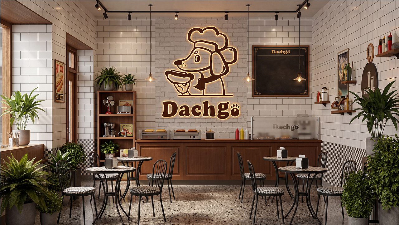 热狗品牌 I Dchgo热狗原创餐饮品牌设计（图ZNDA1ODE0MzI0） - 品牌 - 站酷设计师悠成仁ucren原创素材 - 站酷ZCOOL