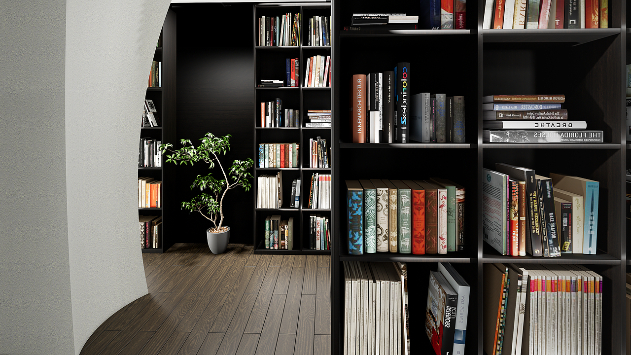 书店空间设计（图ZNDA1ODE2MDA4） - 商业空间设计 - 站酷设计师宋侃侃原创素材 - 站酷ZCOOL