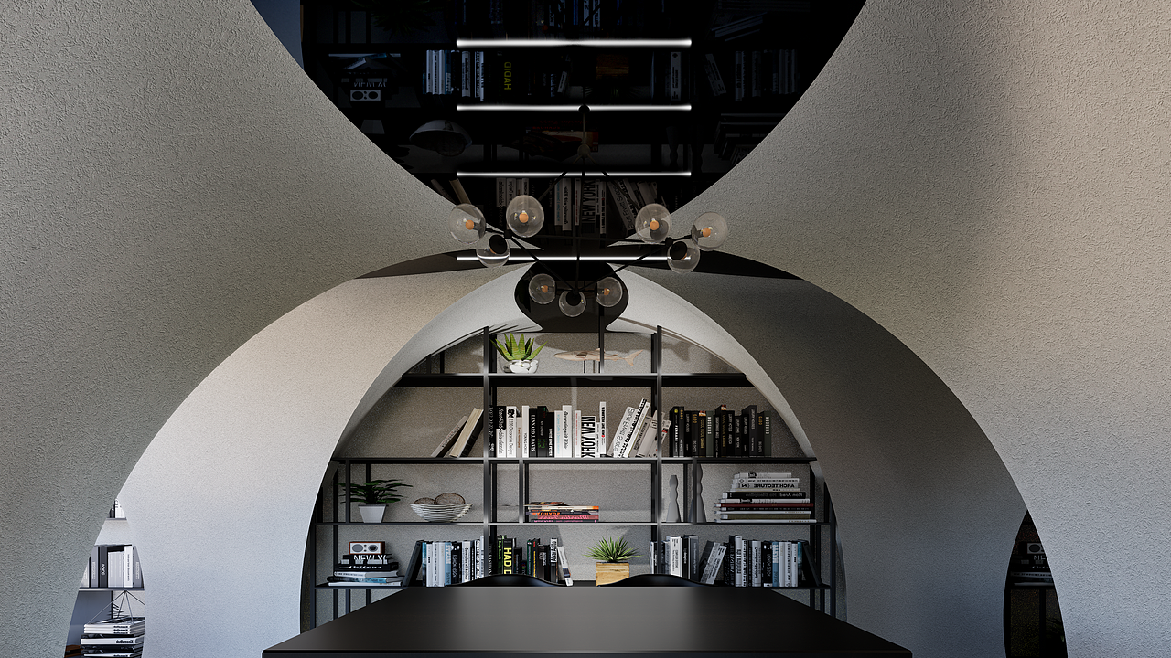 书店空间设计（图ZNDA1ODE2MDI4） - 商业空间设计 - 站酷设计师宋侃侃原创素材 - 站酷ZCOOL