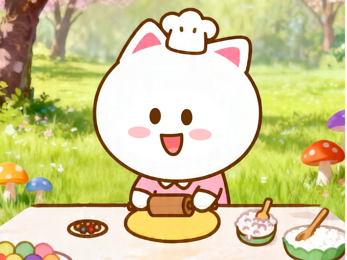 桃小仙今日份的快乐~