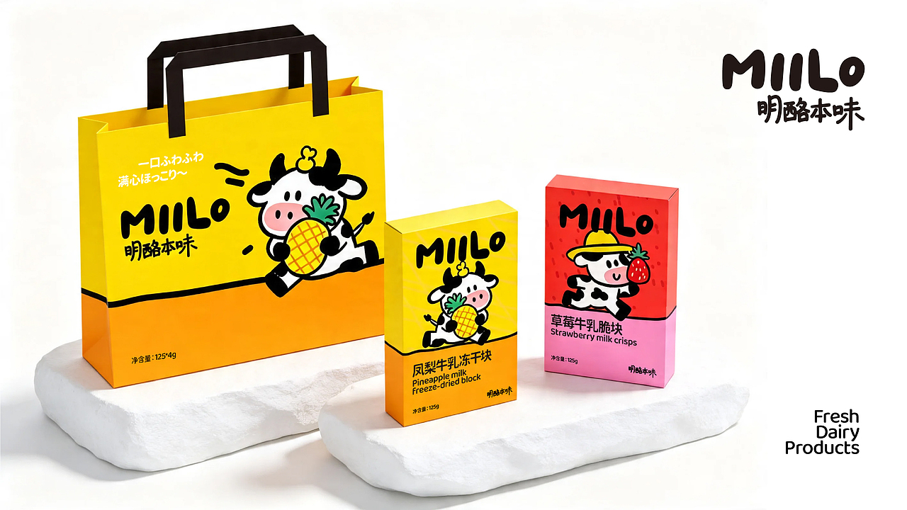 原创品牌全案设计 | MIILO 明酪本味（图ZNDA1ODE2OTE2） - 品牌 - 站酷设计师米林原创素材 - 站酷ZCOOL