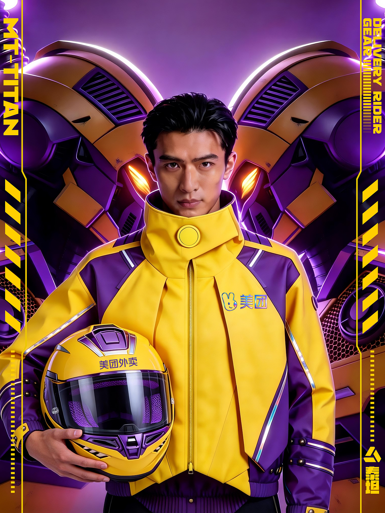 美团外卖机能装备：MT—TITAN 泰坦（图ZNDA1ODE5NDMy） - 其他服装 - 站酷设计师万鱼鱼原创素材 - 站酷ZCOOL