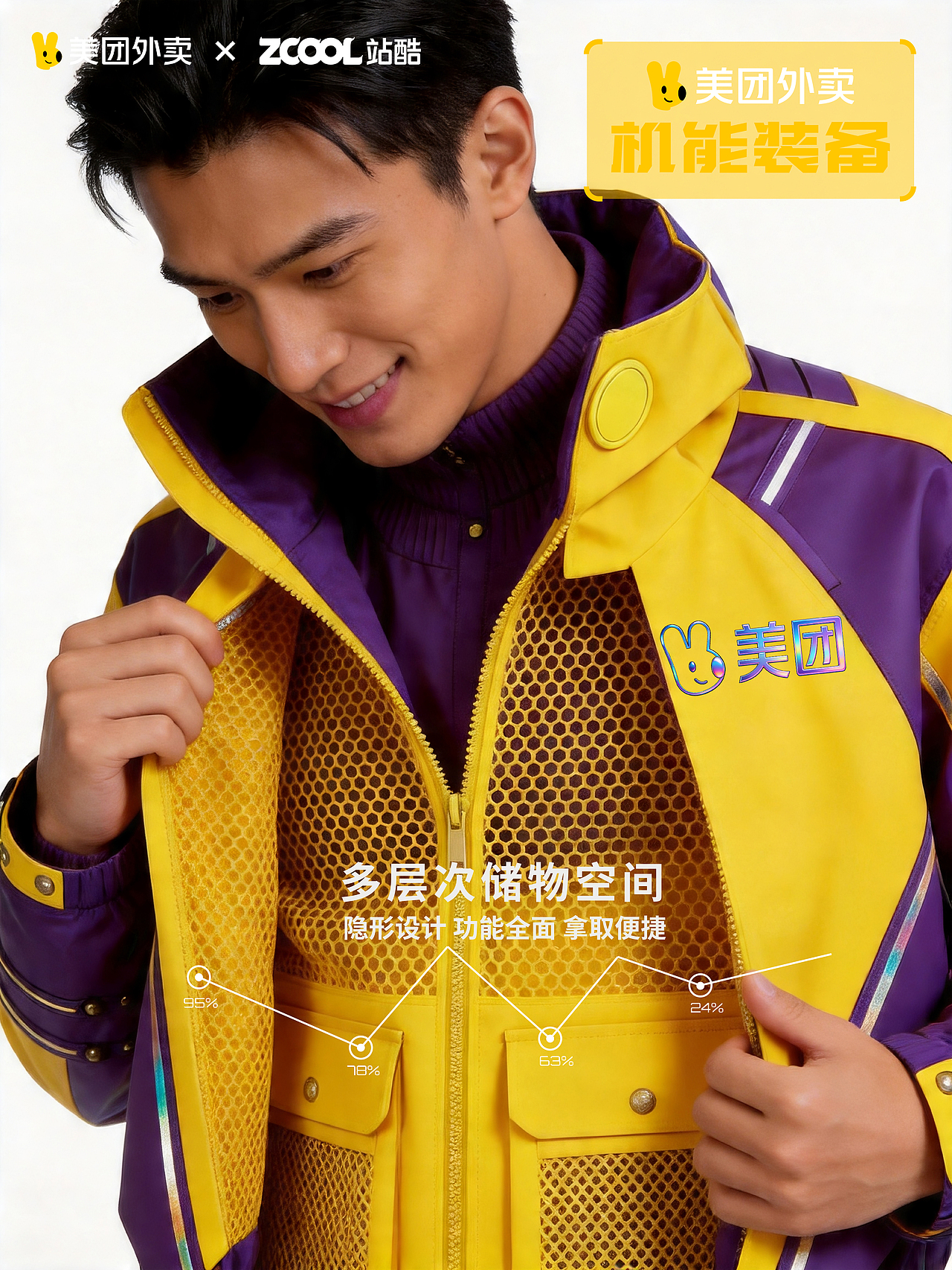 美团外卖机能装备：MT—TITAN 泰坦（图ZNDA1ODE5NDQ0） - 其他服装 - 站酷设计师万鱼鱼原创素材 - 站酷ZCOOL