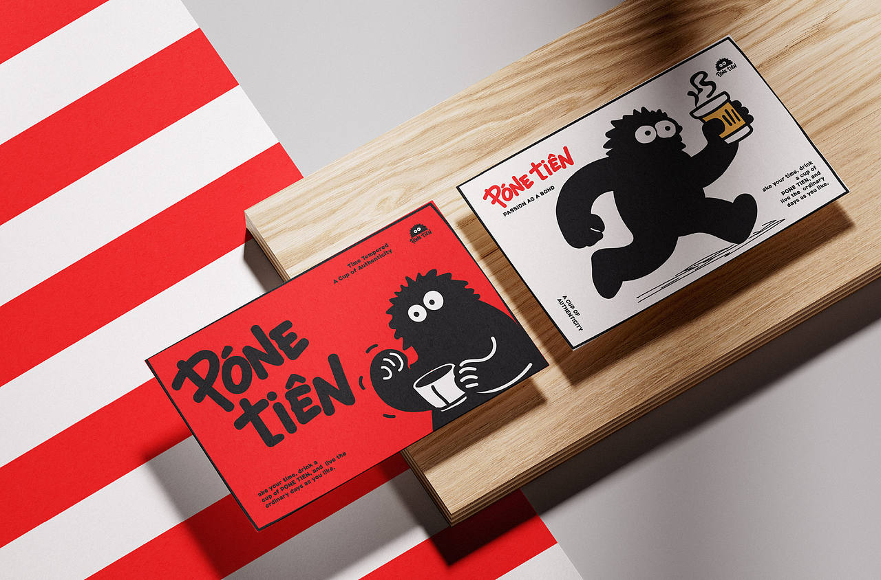 「PoneTien」咖啡店品牌设计(图ZNDA1ODIwMTE2) - 品牌 - 站酷设计师留白田原创素材 - 站酷ZCOOL