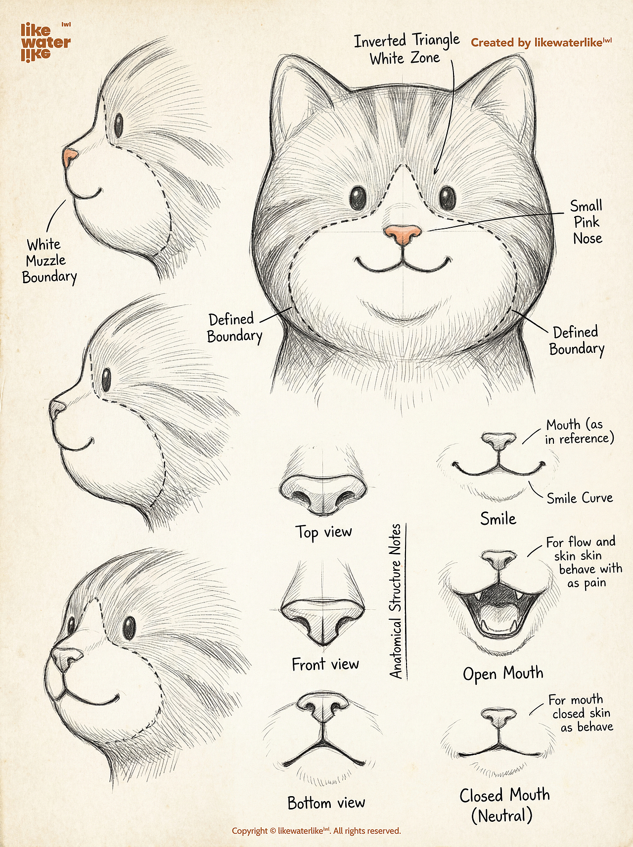 琥珀色的橘猫 | 设计手绘稿（图ZNDA1ODIzNzk2） - 创作习作 - 站酷设计师likewaterlike原创素材 - 站酷ZCOOL