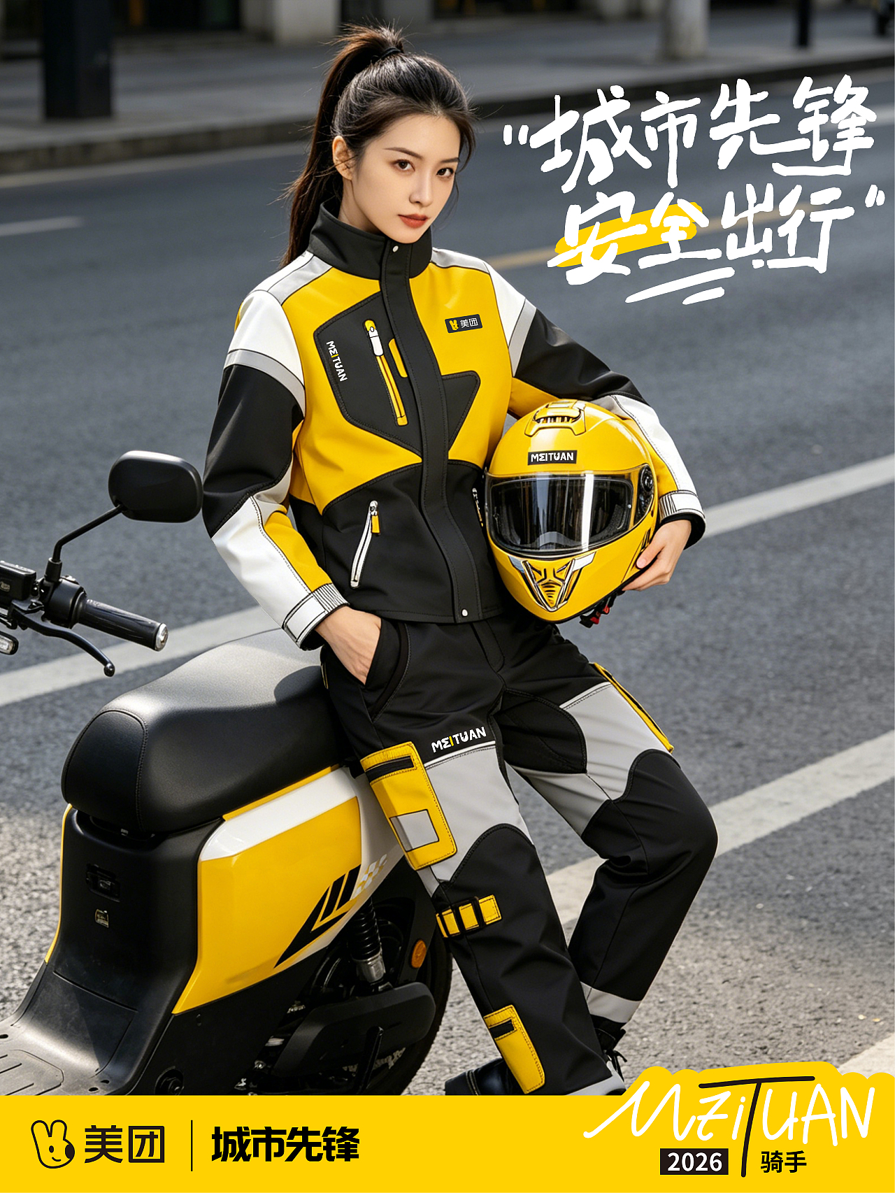 美团-城市先锋（图ZNDA1ODI0MTA0） - 其他服装 - 站酷设计师白獅原创素材 - 站酷ZCOOL
