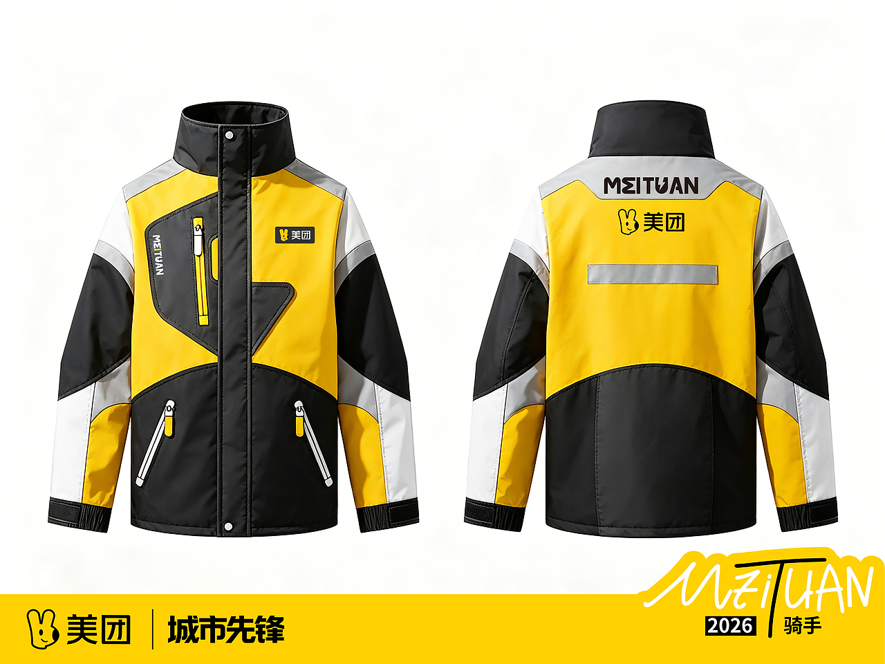 美团-城市先锋（图ZNDA1ODI0MTEy） - 其他服装 - 站酷设计师白獅原创素材 - 站酷ZCOOL