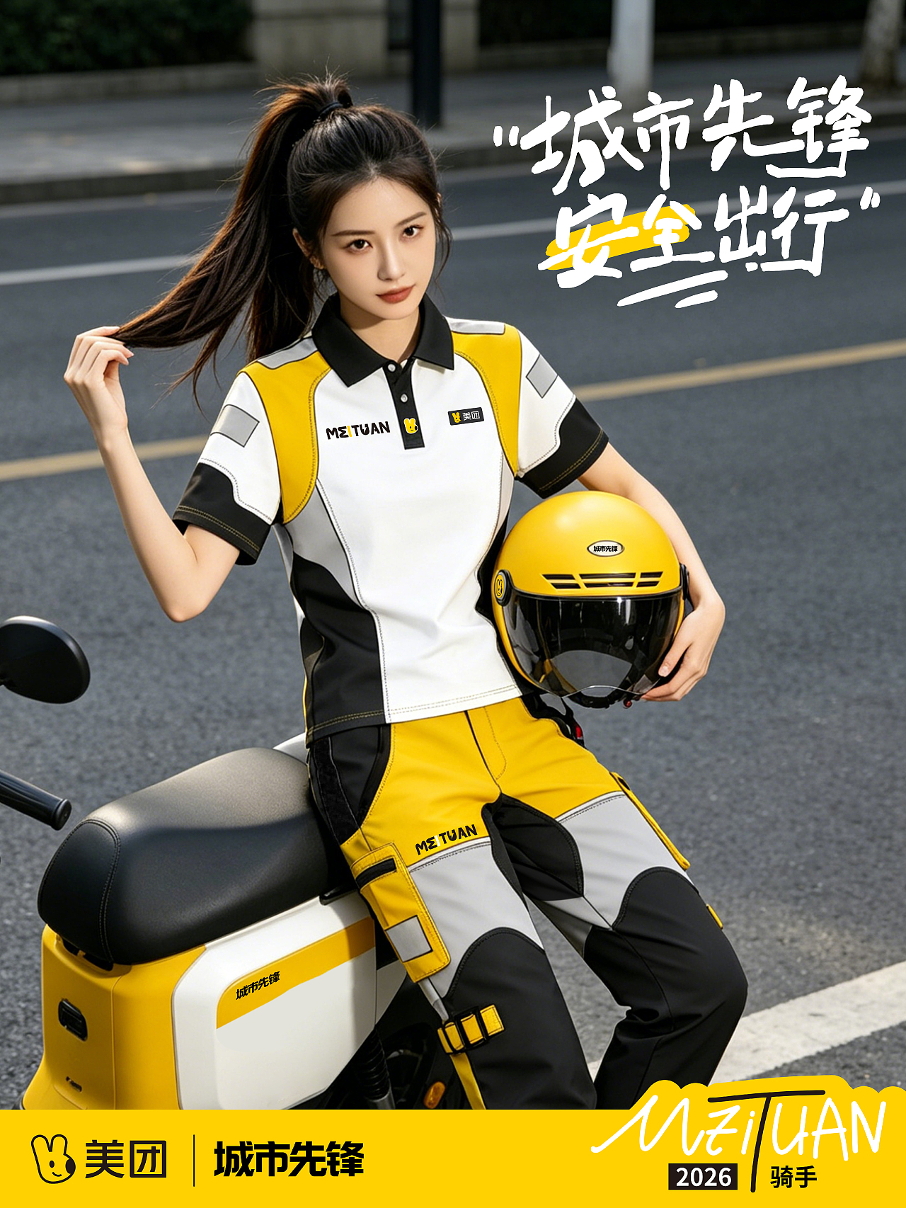 美团-城市先锋（图ZNDA1ODI0Mzgw） - 其他服装 - 站酷设计师白獅原创素材 - 站酷ZCOOL