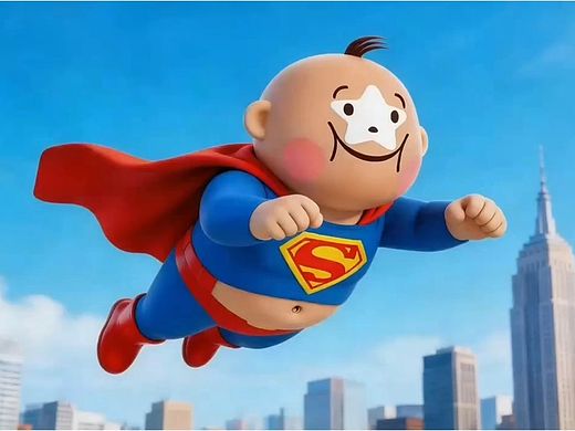 星星小福，超人版