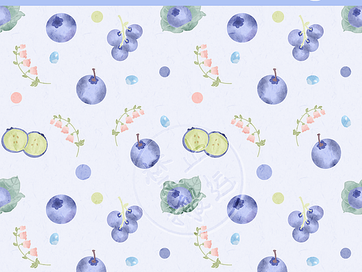 清新治愈系印花纹样｜四方连续授权+定制改稿