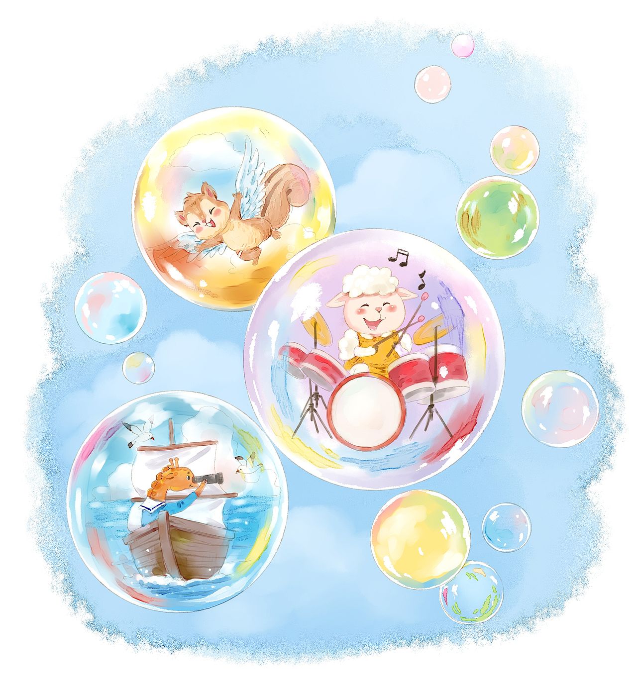 你的梦想是什么（图ZNDA1ODMxNDQ0） - 儿童插画 - 站酷设计师爱言原创素材 - 站酷ZCOOL