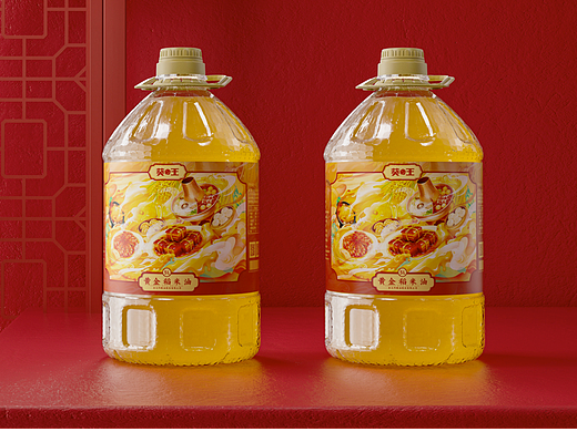 葵王稻米油产品包装设计