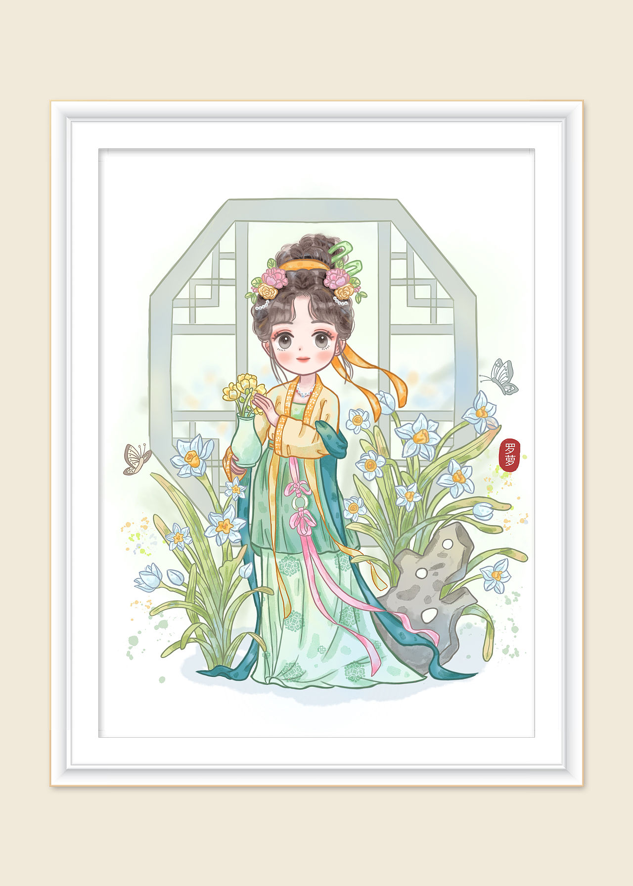 十二星座之水瓶座（图ZNDA1ODMzMTky） - 商业插画 - 站酷设计师罗阿萝原创素材 - 站酷ZCOOL