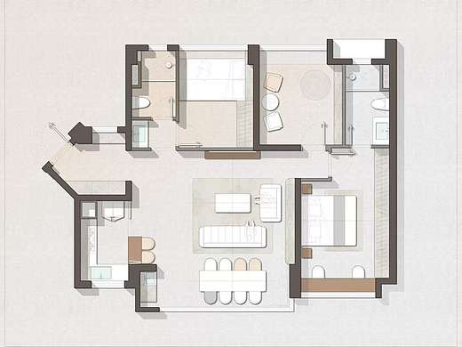 平面设计 方案布局优化