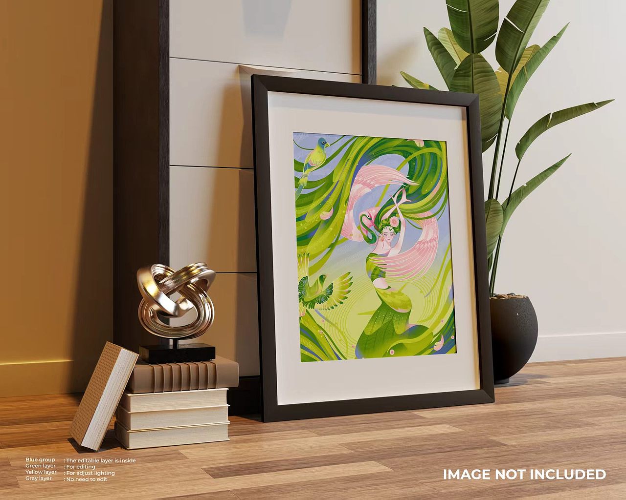 起舞的不只是身体，还有内心💚（图ZNDA1ODM5MzU2） - 商业插画 - 站酷设计师若心谷原创素材 - 站酷ZCOOL