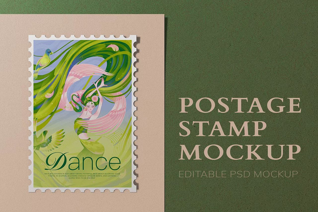 起舞的不只是身体，还有内心💚（图ZNDA1ODM5MzYw） - 商业插画 - 站酷设计师若心谷原创素材 - 站酷ZCOOL